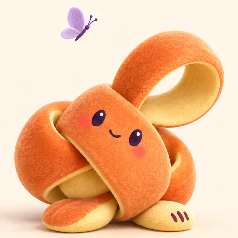 Lumoopi in his original knotted shape